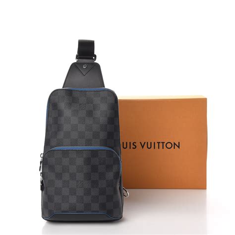 louis vuitton avenue sling bag men backpacks damier graphite|louis vuitton damier slingbag.